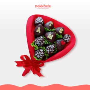choco flores mediano te amo