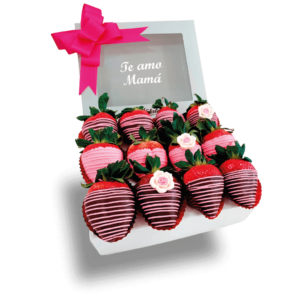 caja de fresas sorpresa - especiales 10 de mayo