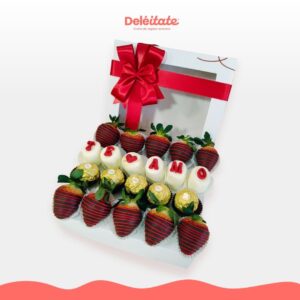 caja dulce amor rojo